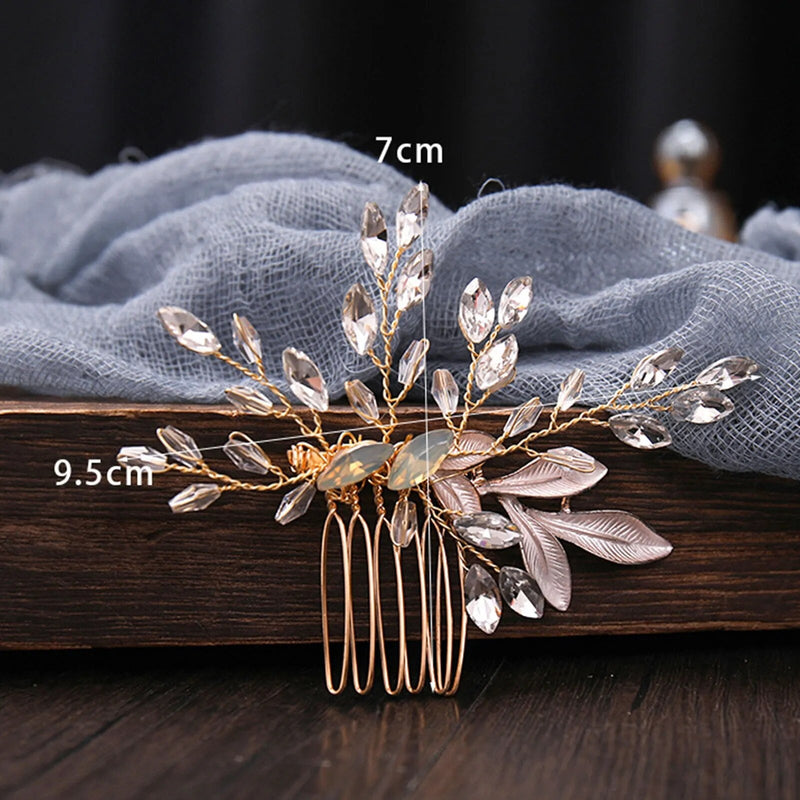 Trendy Handmade Tiara Wedding Hair Comb