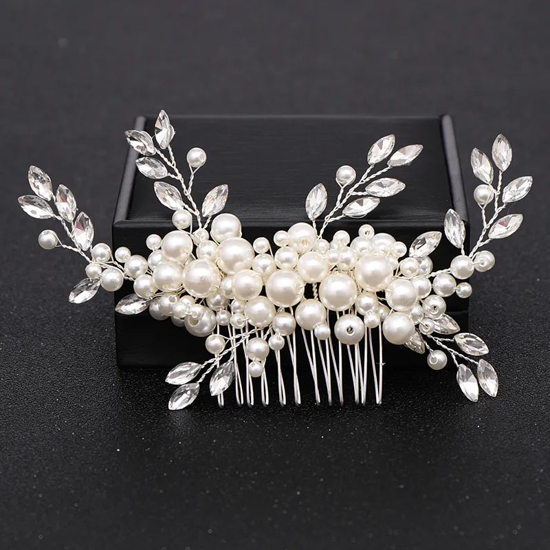 Trendy Handmade Tiara Wedding Hair Comb