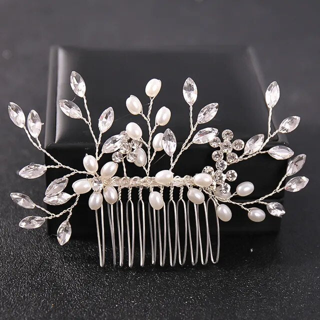 Trendy Handmade Tiara Wedding Hair Comb