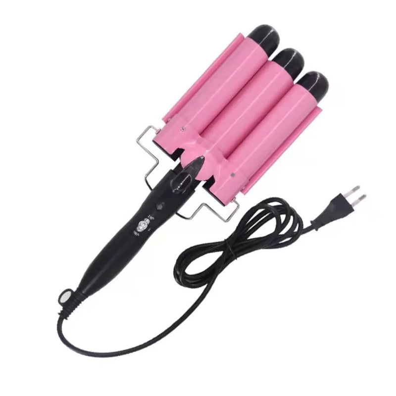 Korean Hair Curler Ripple Three Tube