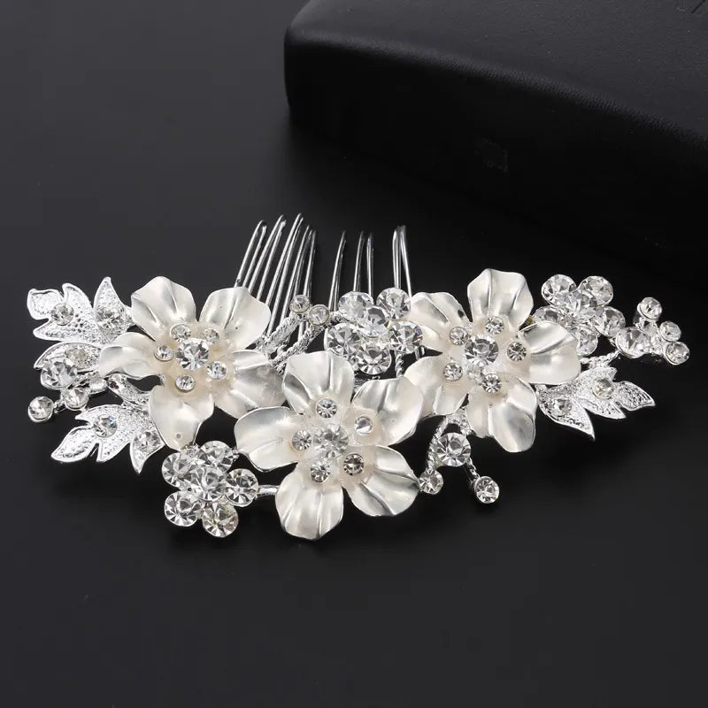 Trendy Handmade Tiara Wedding Hair Comb