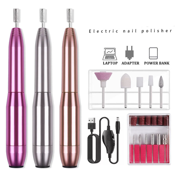 Professional Strong Electric Nail Drill Machine Set