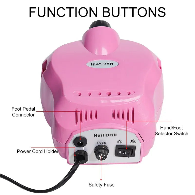 Electric Nail Drill Manicure Machine