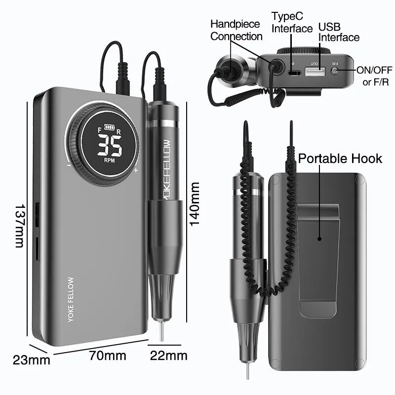 Professional Nail Drill Machine Kit