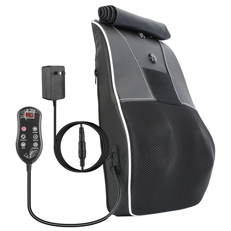 3D Shiatsu Back Massager with Heat – Full Body Relief – Ships Only USA