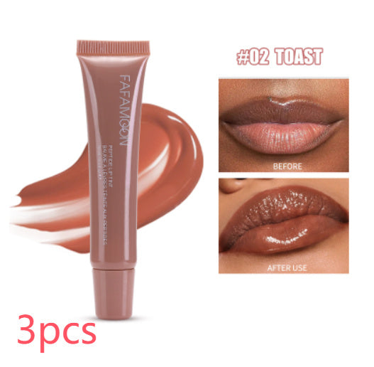 Fafamoon Waterproof Long-Lasting Lip Glaze with Shea Butter & Peptides