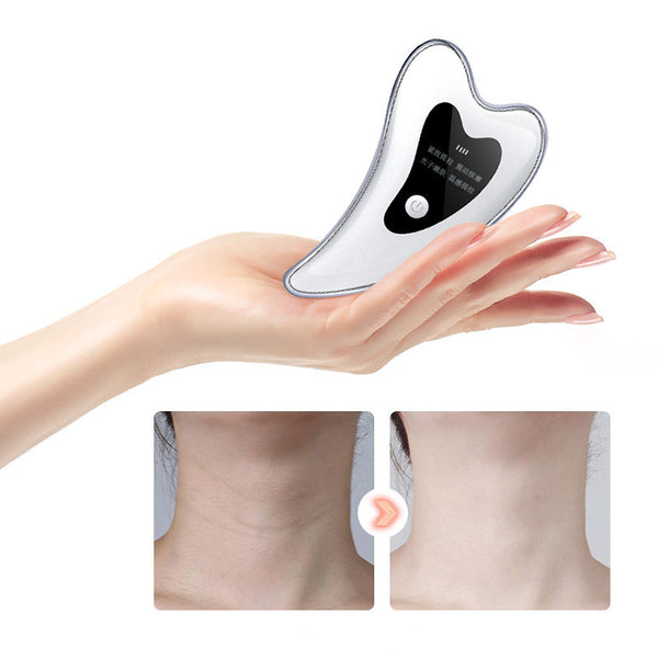 Electric Guasha Massager with Oil – Wrinkle Remover & Skin Lifter