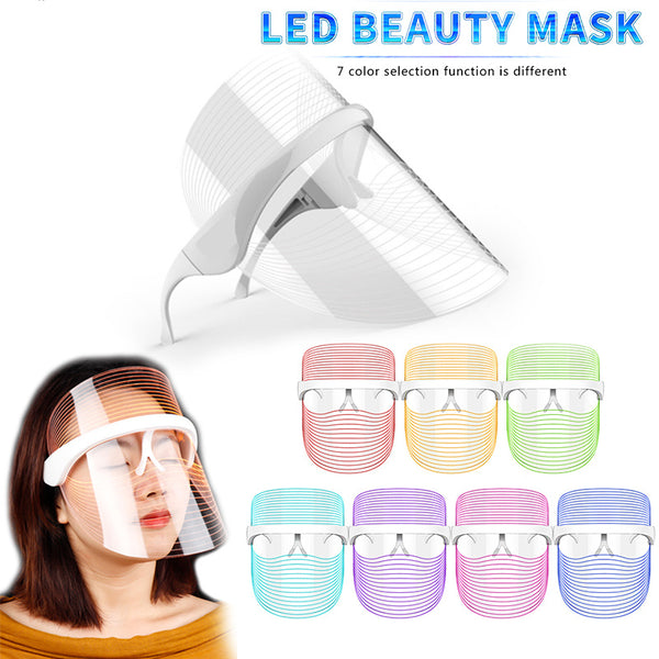 Anti-Aging 7-Color LED Beauty Mask – Red Light Therapy for Skin Renewal