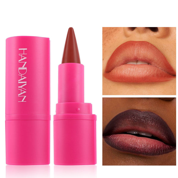 Chic Matte Lip Duo – 2-in-1 Lipstick & Liner, 8 Elegant Colors