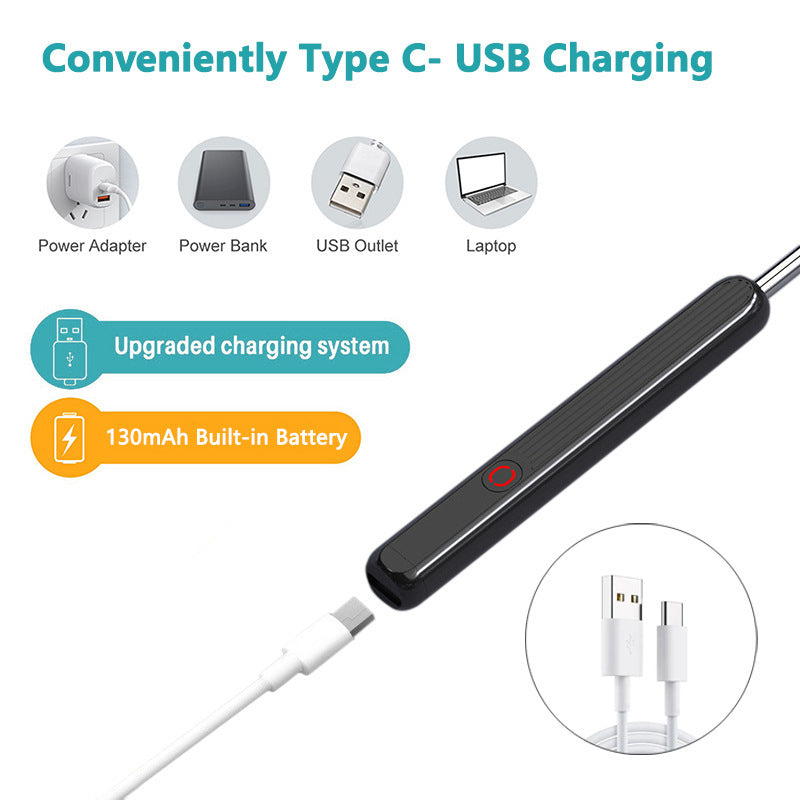 Digital Ear Wax Remover – Wireless LED Otoscope Kit