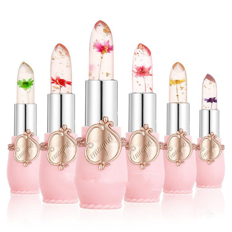 Emaymei Set of 6 Transparent Color-Changing Jelly Lipsticks