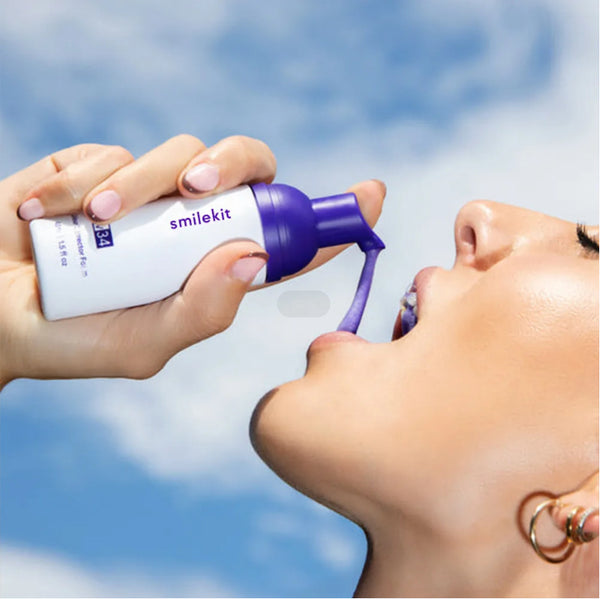 V34 Purple Mousse Foam Toothpaste – Oral Cleaning & Whitening