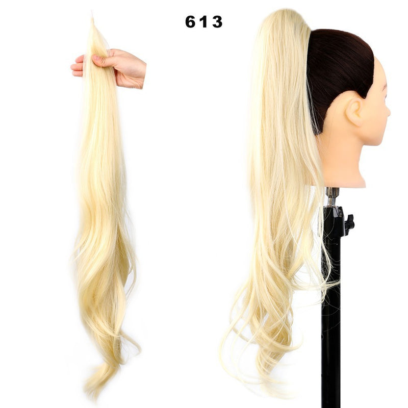 Glam Waves – Long Curly Ponytail Wig