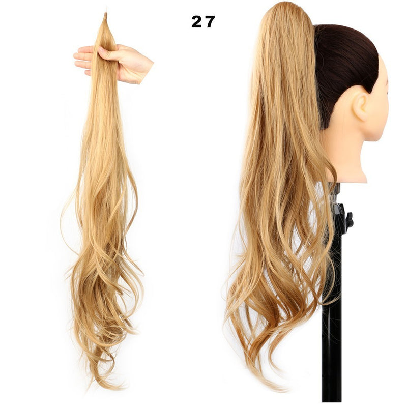 Glam Waves – Long Curly Ponytail Wig
