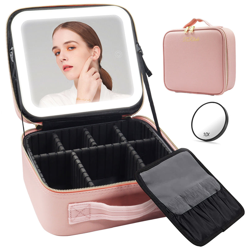 Luxury LED Cosmetic Case – Multifunctional Makeup Storage