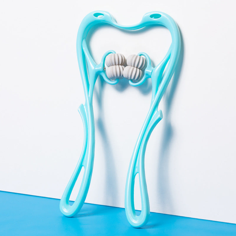 Six-Wheel Neck Massager – Pain Relief Roller