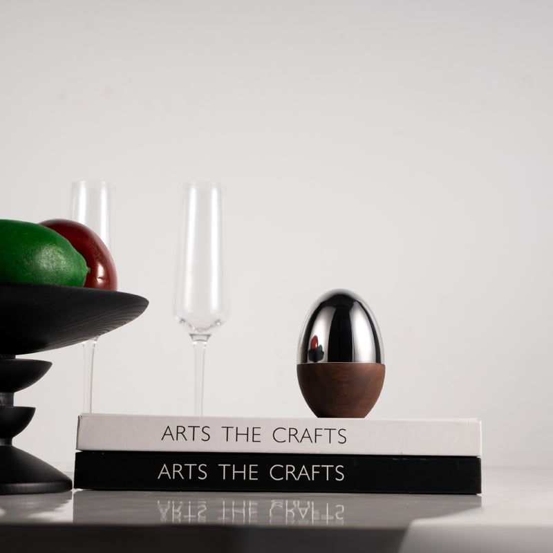 Modern Nordic Creative Walnut Stainless Steel Fruit Toothpick