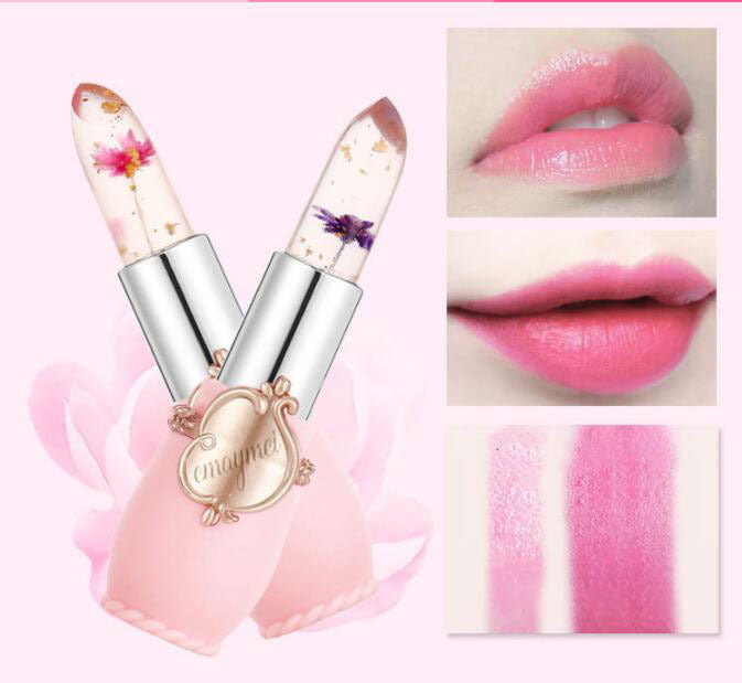Emaymei Set of 6 Transparent Color-Changing Jelly Lipsticks