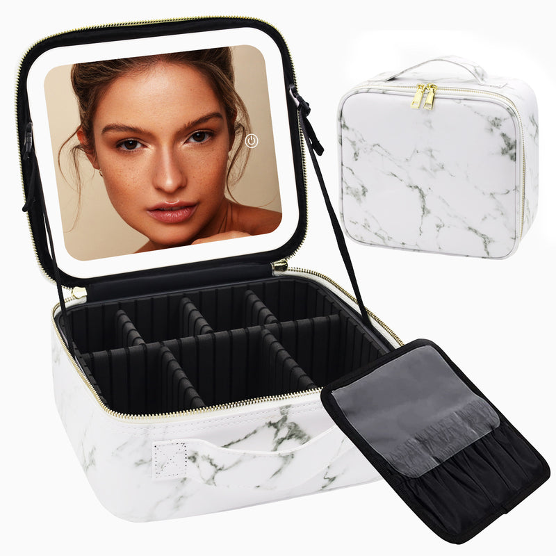 Luxury LED Cosmetic Case – Multifunctional Makeup Storage