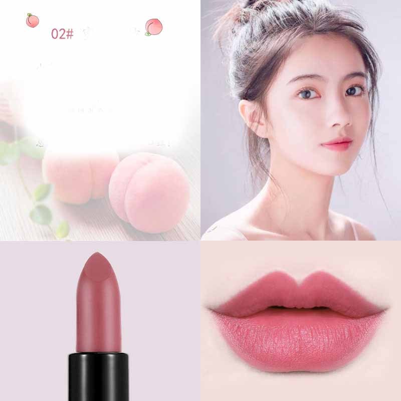 Velvet Caramel – Rich Red Brown Matte Lipstick