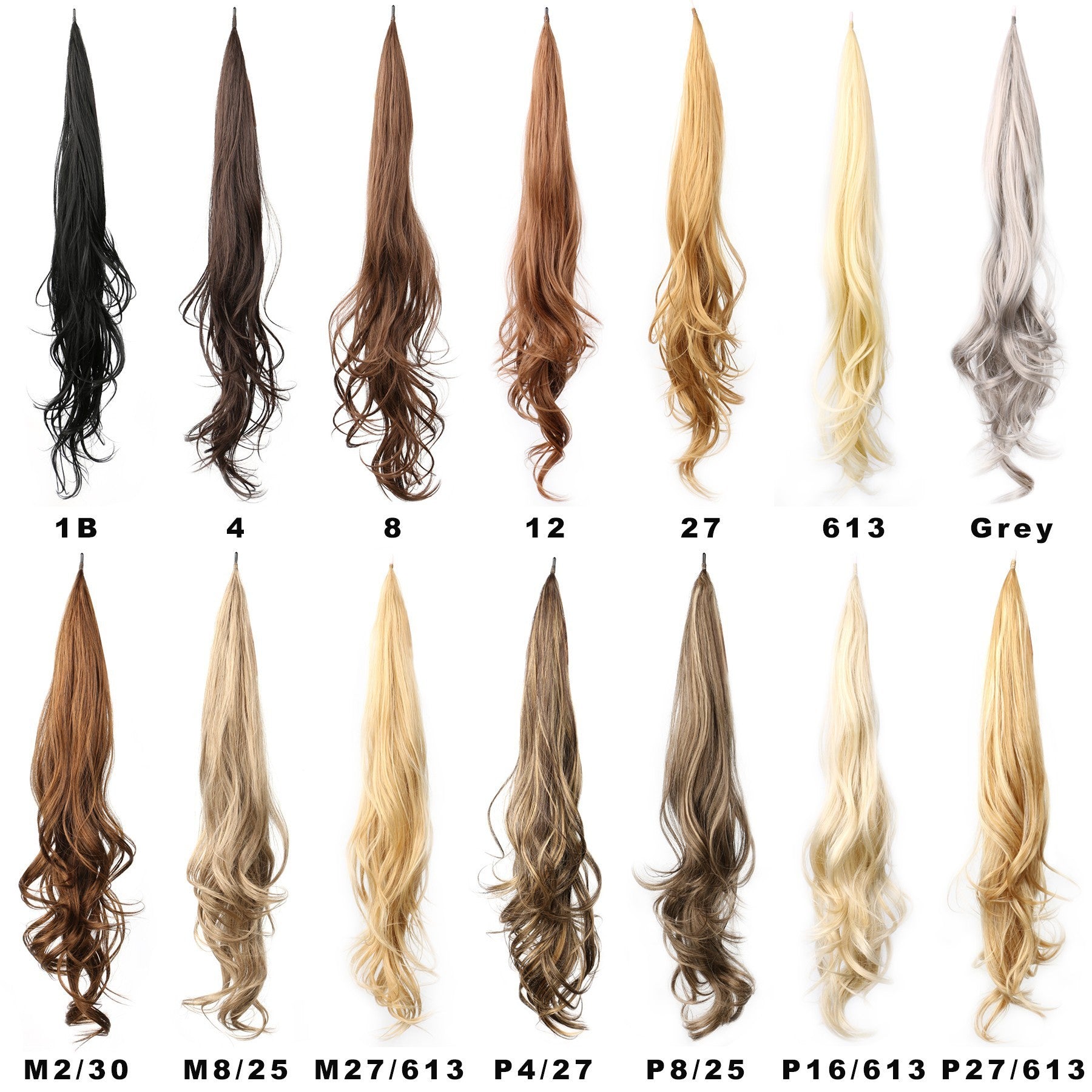 Glam Waves – Long Curly Ponytail Wig