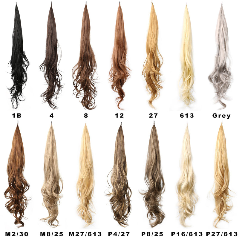Glam Waves – Long Curly Ponytail Wig