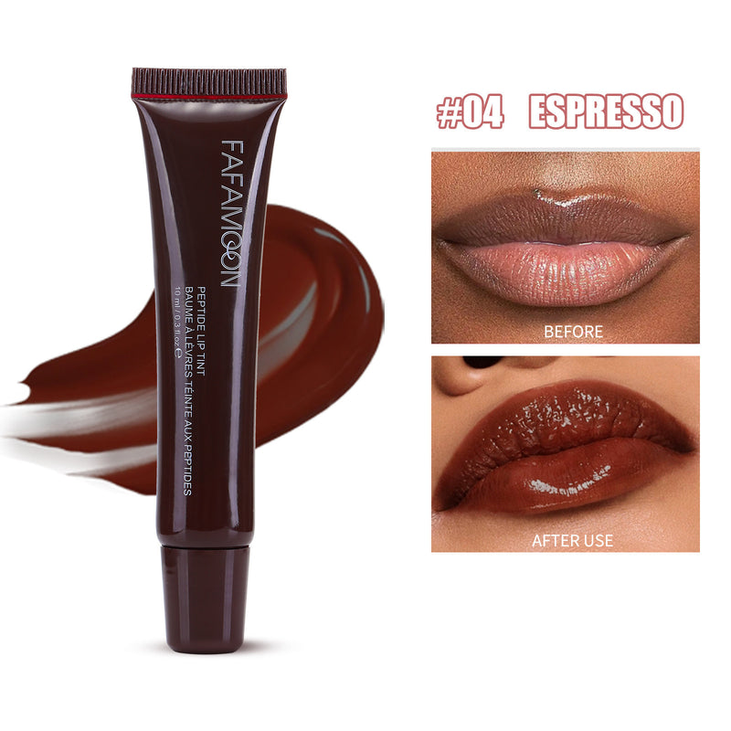 Fafamoon Waterproof Long-Lasting Lip Glaze with Shea Butter & Peptides