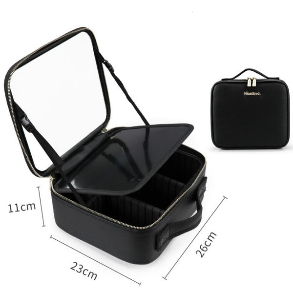 Fashion LED Cosmetic Case – Travel-Ready Makeup Organizer