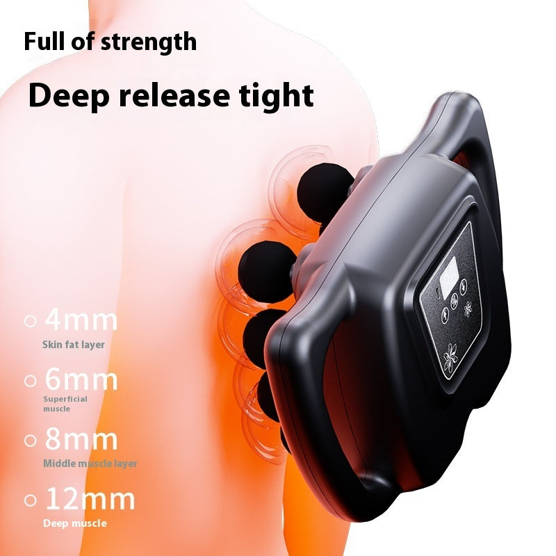 Deep Tissue Massage Gun with Multiple Heads – Full Body Muscle Massager for Pain Relief & Recovery