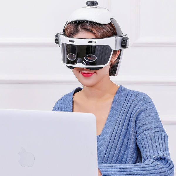 Smart Electric Eye Massager – Heated Eye & Head Relaxation
