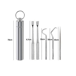 Stainless Steel Reusable Toothpick – Portable Cleaning Tool