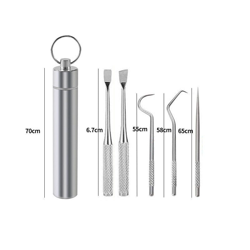 Stainless Steel Reusable Toothpick – Portable Cleaning Tool
