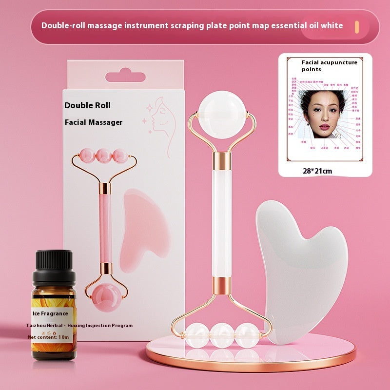 Jade Roller & Gua Sha Set – Lifting & Eye Revitalizing Massage