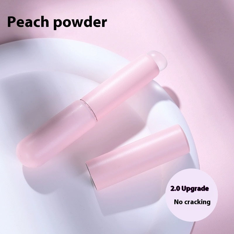 Portable Silicone Lip Smudge Brush with Protective Cover
