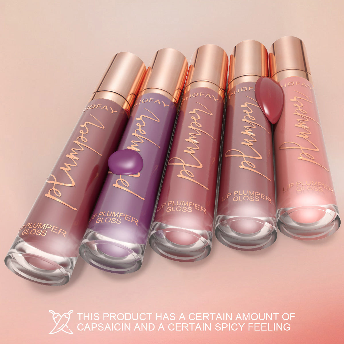 PHOFAY Crystal Shine Lip Plumper – Volume & Gloss in One