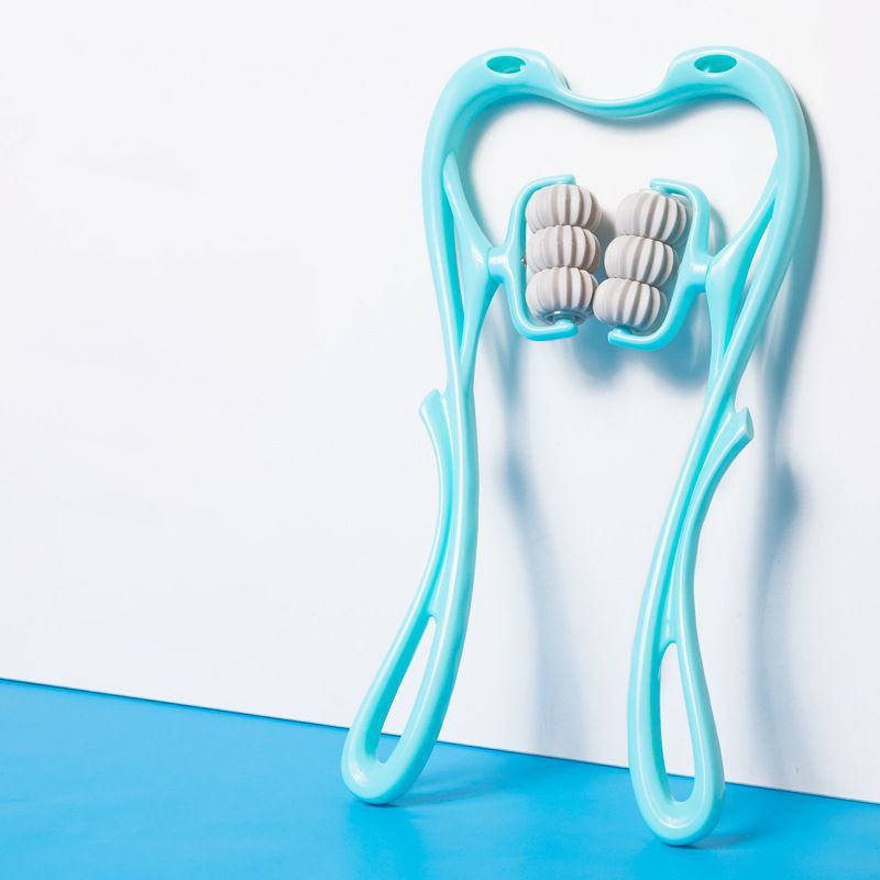 Six-Wheel Neck Massager – Pain Relief Roller