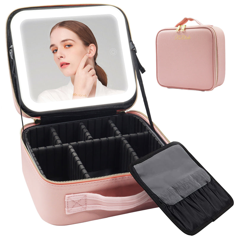 Luxury LED Cosmetic Case – Multifunctional Makeup Storage
