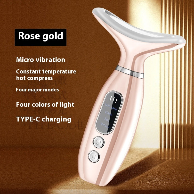 LED Neck & Face Lift Massager – Skin Tightening & Anti-Aging Device