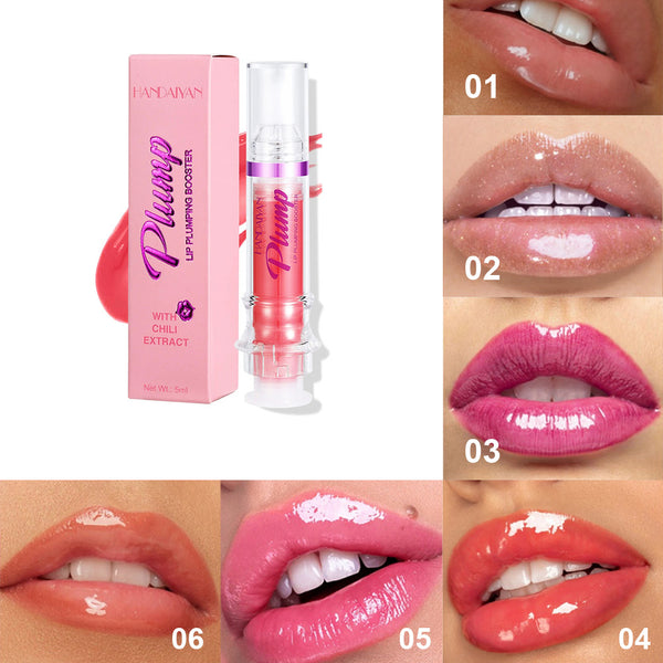 Plump Tube Lip Rich Color – Slightly Spicy Glossy Liquid Lipstick