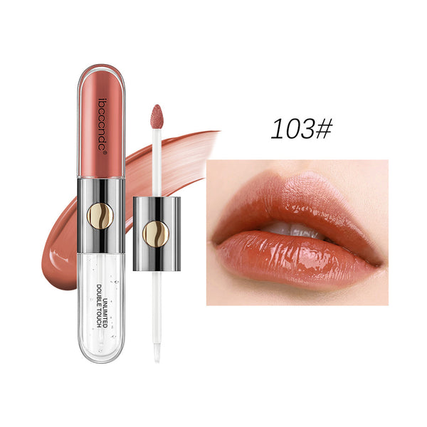 Double-Ended Matte Lip Lacquer – Waterproof & Sweat-Proof