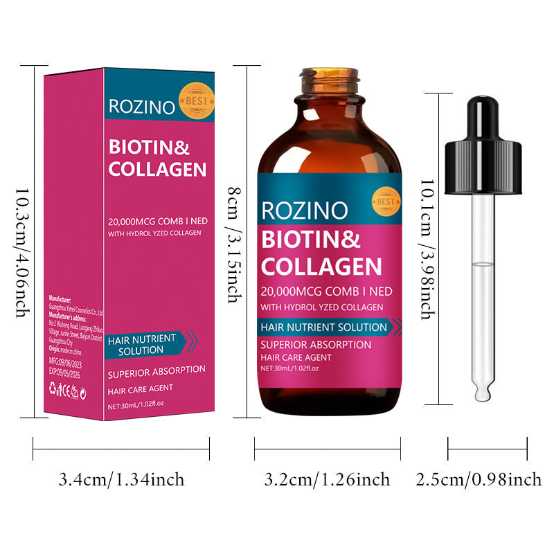 Biotin & Collagen Hair Growth Oil – Strength & Volume