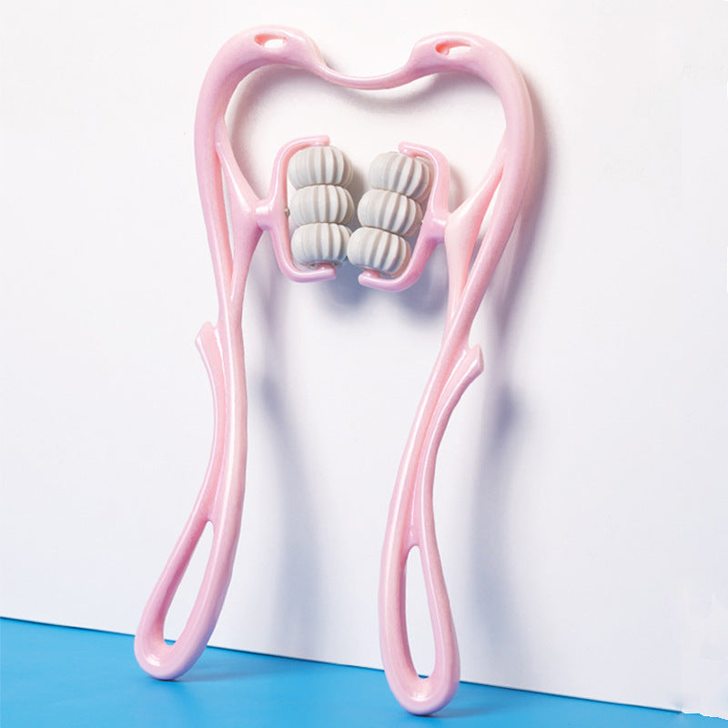 Six-Wheel Neck Massager – Pain Relief Roller