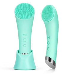 2-in-1 Electric Silicone Facial Brush – Cleansing & Heating