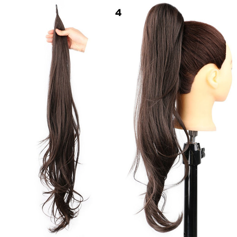 Glam Waves – Long Curly Ponytail Wig