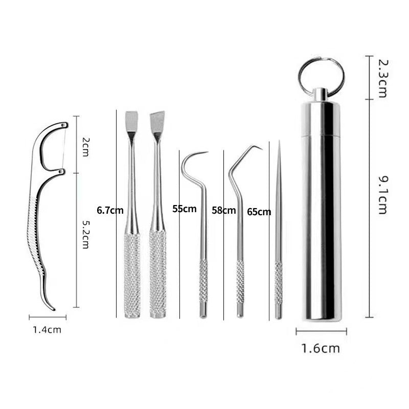 Stainless Steel Reusable Toothpick – Portable Cleaning Tool