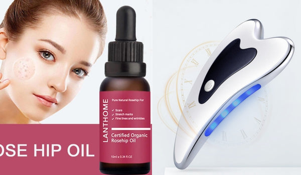 Electric Guasha Massager with Oil – Wrinkle Remover & Skin Lifter